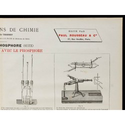 1890 - Expériences à faire avec le phosphore 