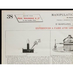 1890 - Expériences à faire avec le carbone 