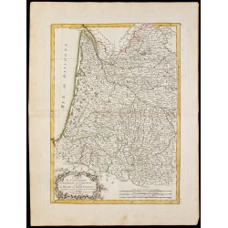 Gravure de 1780 - Gouvernement de Guienne et Gascogne - 1