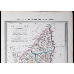 1850 - Carte de la péninsule ibérique 