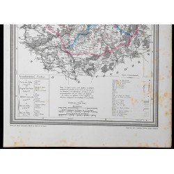 1850 - Carte de la Scandinavie 