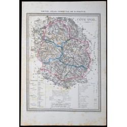 1850 - Carte du continent africain 