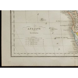 1850 - Carte du continent africain 