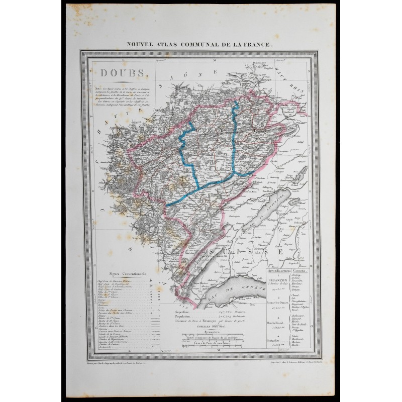 1850 - Carte des Antilles 