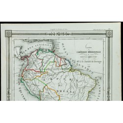 Gravure de 1846 - Amérique méridionale (Sud) - 2