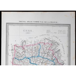 1850 - Carte de la Grèce Antique 