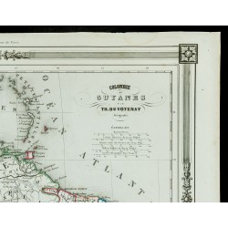 Gravure de 1846 - Colombie et Guyanes - 3