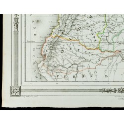 Gravure de 1846 - Colombie et Guyanes - 4
