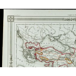 Gravure de 1846 - Empire d'Alexandre le Grand - 2
