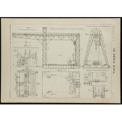 1906 - Plan de Grue flottante 