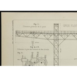 1906 - Plan de Grue flottante 
