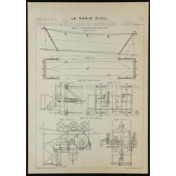 1906 - Plan Transporteur par câbles aériens 