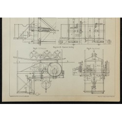 1906 - Plan Transporteur par câbles aériens 