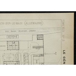 1906 - Plan de l'abattoir d'Offenbach-sur-le-Main 