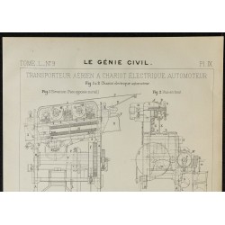 1906 - Transporteur aérien à chariot électrique 