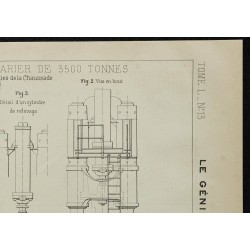 1907 - Plan de presse à forger 