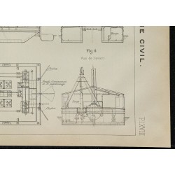 1907 - Plan de dérocheuse sous-marine 