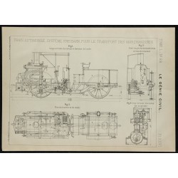 1907 - Train automobile système freibahn 