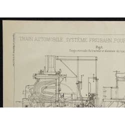 1907 - Train automobile système freibahn 