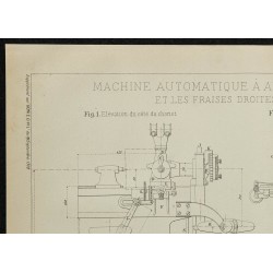 1908 - Machine automatique à affûter 