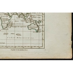 1802 - Carte de la Mappemonde Réduite 