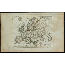 1802 - Carte géographique de l'Europe 