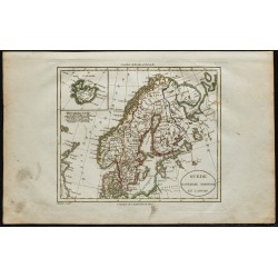 1802 - Carte de la Scandinavie 