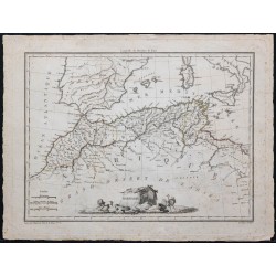 1812 - Carte de l'Afrique du Nord 