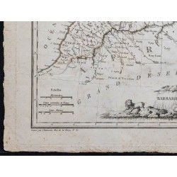 1812 - Carte de l'Afrique du Nord 