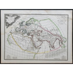 1809 - Carte du monde connu des anciens 
