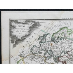 1809 - Carte du monde connu des anciens 