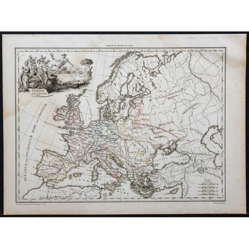 1812 - Carte de l'Europe Ancienne 