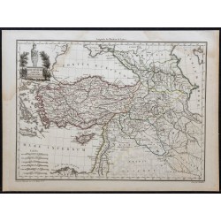 1812 - Carte d'Asie Mineure, Caucase, Syrie 