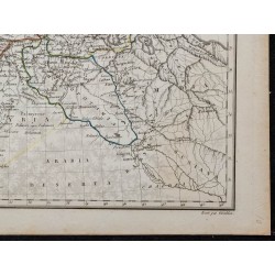 1812 - Carte d'Asie Mineure, Caucase, Syrie 