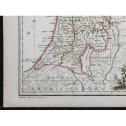 1812 - Carte de Palestine 