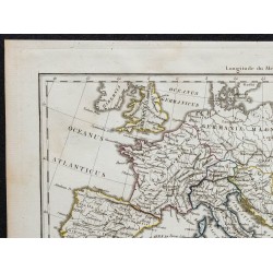1812 - Carte de l'Empire romain sous Constantin le Grand 