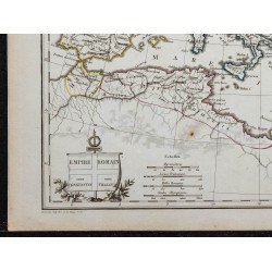 1812 - Carte de l'Empire romain sous Constantin le Grand 