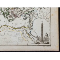 1812 - Carte de l'Empire romain sous Constantin le Grand 