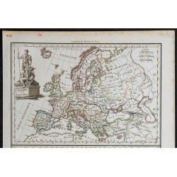1812 - Carte d'Europe sous Charles-Quint et en 1789 