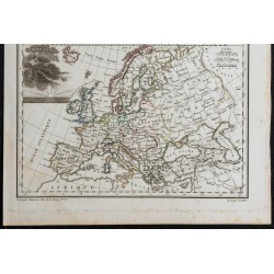 1812 - Carte d'Europe sous Charles-Quint et en 1789 