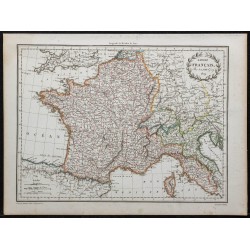 1809 - Carte de l'Empire Français 