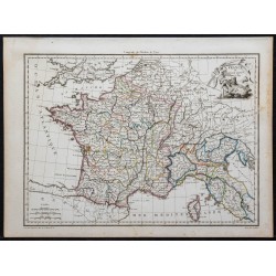 1812 - Carte de France et Italie septentrionale 