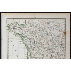 1812 - Partie occidentale de l'Empire Français 