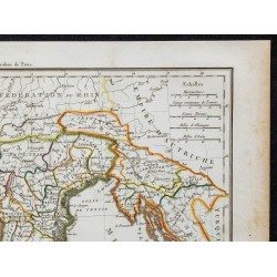 1812 - Partie orientale de l'Empire Français et Royaume d'Italie 