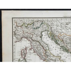 1812 - Carte d'Italie et Grèce 