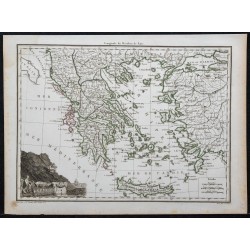1812 - Carte de Grèce et Archipel Grec 