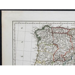 1809 - Carte d'Espagne et du Portugal 