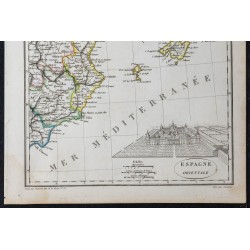 1812 - Carte de l'Espagne orientale 