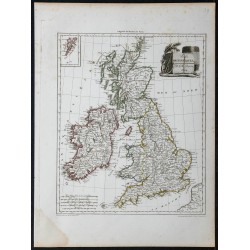 1809 - Carte de la Grande-Bretagne et de l'Irlande 