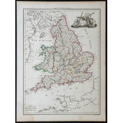 1812 - Carte d'Angleterre et Pays de Galles 
